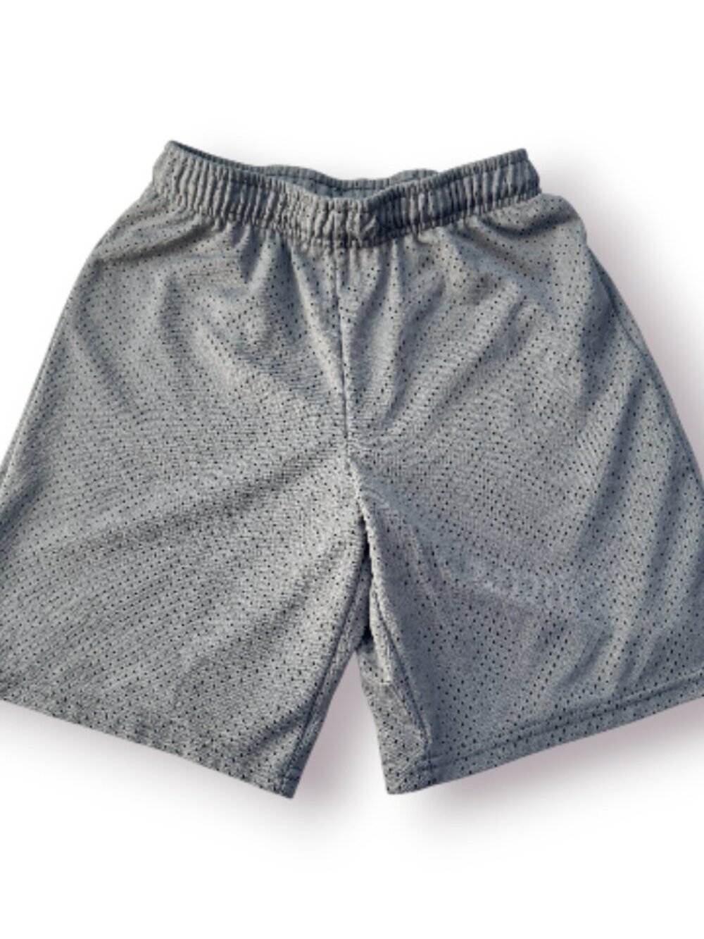 BCG Boys Athletic Mesh Gym Shorts Gray L 14-16